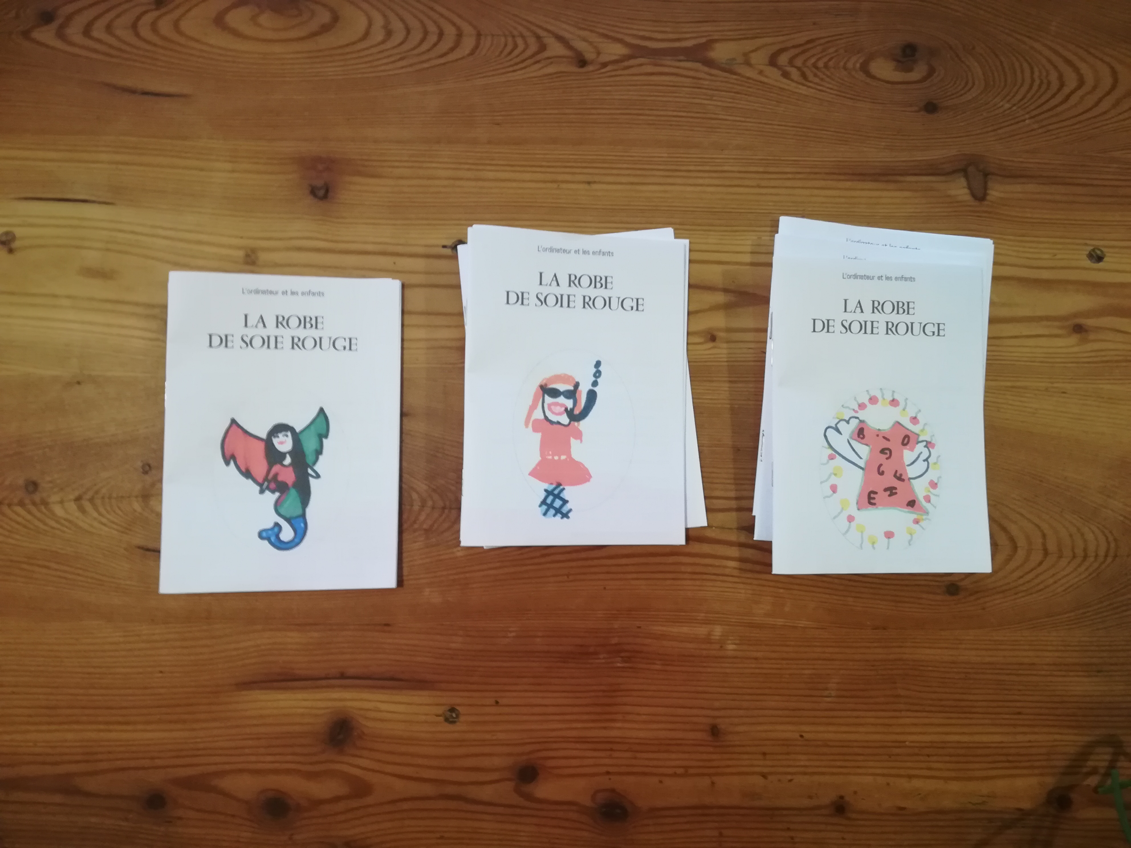 photo of booklets with alternative covers